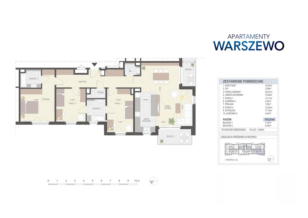 Mieszkanie Sprzedaż Szczecin Warszewo Kalinowa