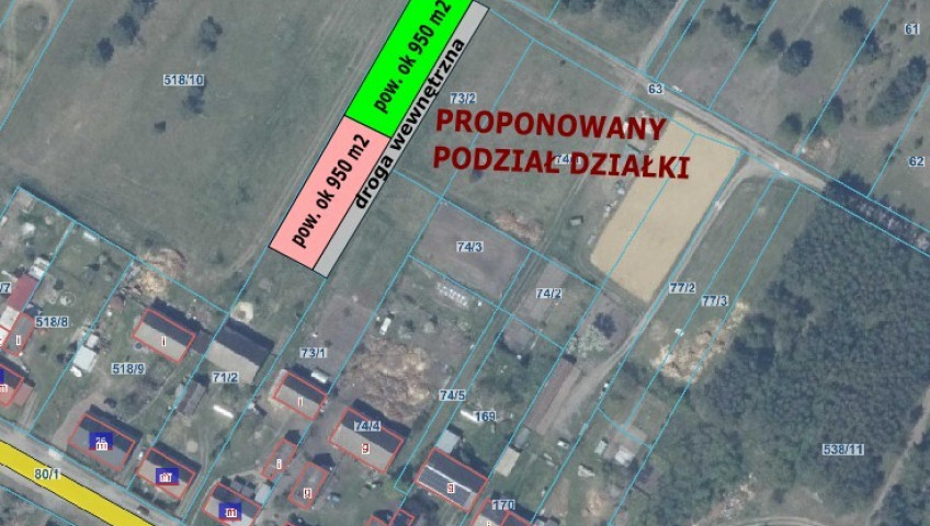 Działka Sprzedaż Wierzchosław