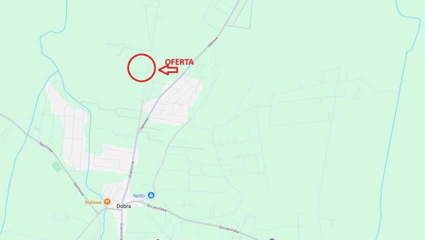 Działka Sprzedaż Dobra Graniczna