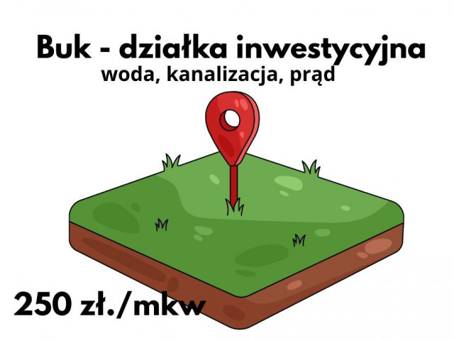 Działka Sprzedaż Buk