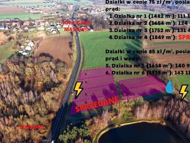 Działka Sprzedaż Grabowo